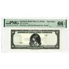 Image 1 : NY. American Bank Note Co., Series of 1929 (ca.1967-1981), Test Note.