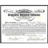 Image 1 : CA. Trustee's Certificate, Duquesne Brewing Co., 1907 I/U Stock Certificate