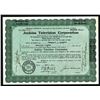 Image 1 : Jenkins Television Corp., 1930 Historic TV Pioneer Stock Certificate