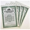 Image 1 : CA. San Juan Pacific Railway Co., 1908, I/U Sequential Coupon Bond Quartet.