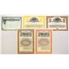 Image 1 : MA. Holyoke Street Railway Co. & Old Colony Railroad Co., 1888 to 1925, Specimen Bond Assortment.