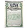 Image 1 : NY. Manhattan Railway Co., 1890, Specimen Gold Coupon Bond.