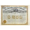 Image 1 : OH. Lake Erie, Alliance and Wheeling Railroad Co., 1875, I/U Coupon Bond.