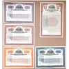 Image 1 : OH. MI. Pennsylvania, Ohio and Detroit Railroad Co., 1931, Collection of Specimen Gold Bonds with "G