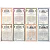Image 1 : UT & MN. Union Pacific & Northern Pacific Equipment Trust Specimen Certificates, 1967 to 1970.