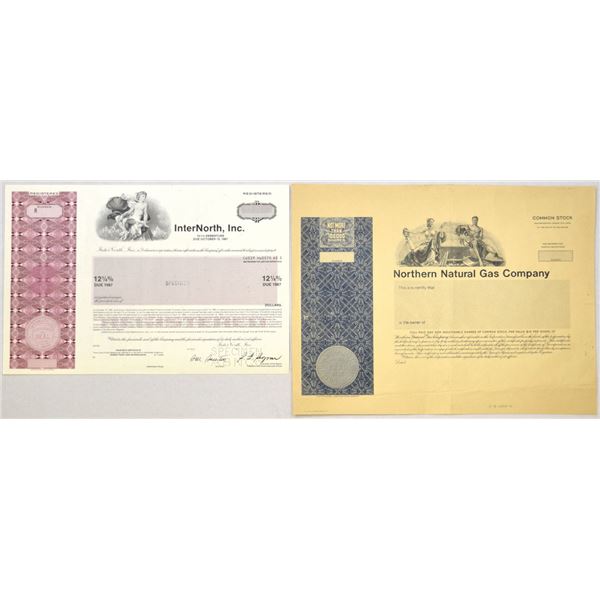 DE. Northern Natural Gas Co. & InterNorth, Inc., ENRON Predecessor Companies, ca.1950s to 1980s, Pro