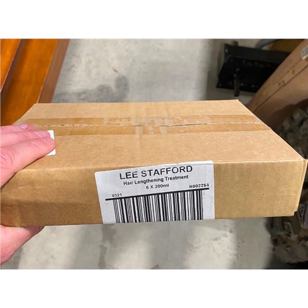 6 TINS OF LEE STAFFORD HAIR LENGTHENING TREATMENT