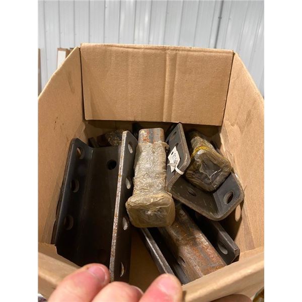 BOX OF ASSORTED CHANNEL AND OTHER STEEL PCS