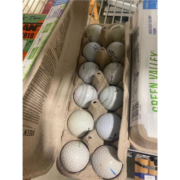 12 GOLF BALLS