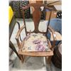 Image 1 : WOODEN ROCKING CHAIR