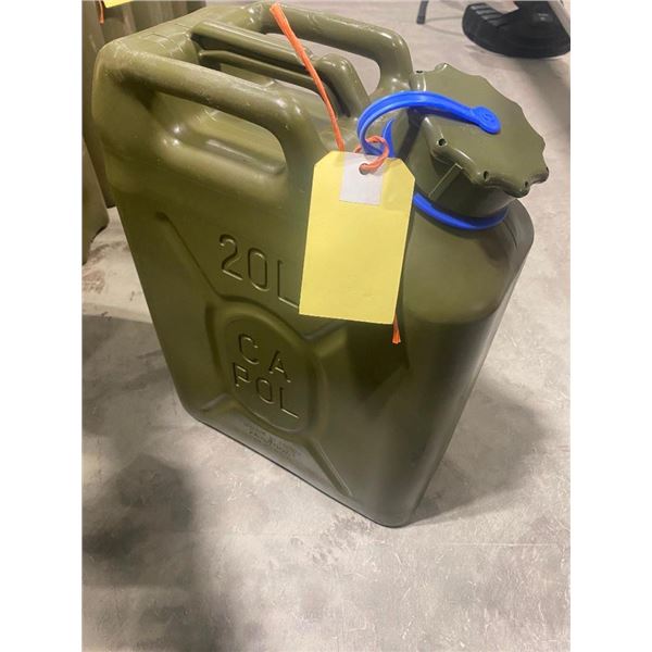 20L PLASTIC ARMY FUEL JUG