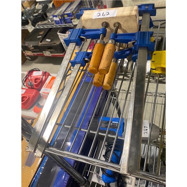 4 WOOD CLAMPS