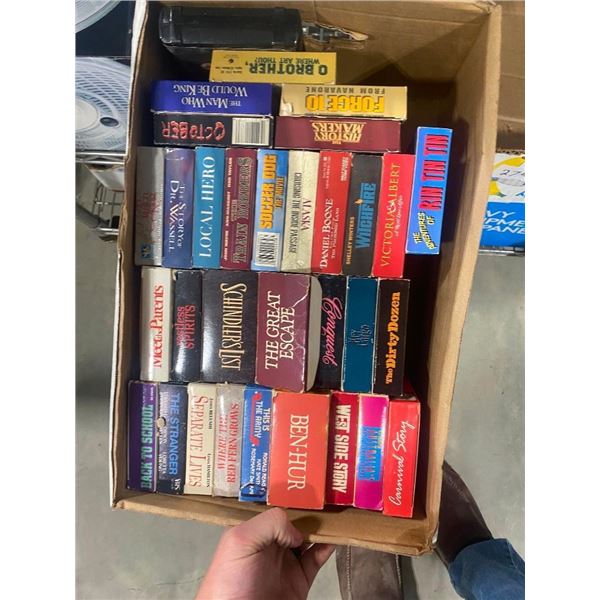 BOX OF ASSORTED VHS MOVIES