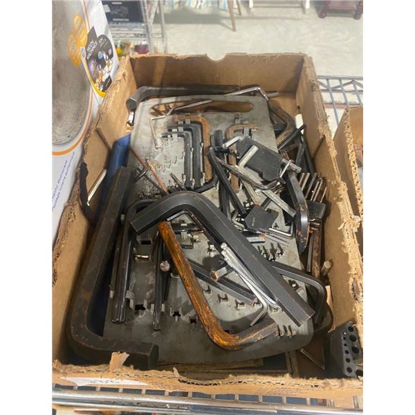 BOX OF ASSORTED ALLEN WRENCHES