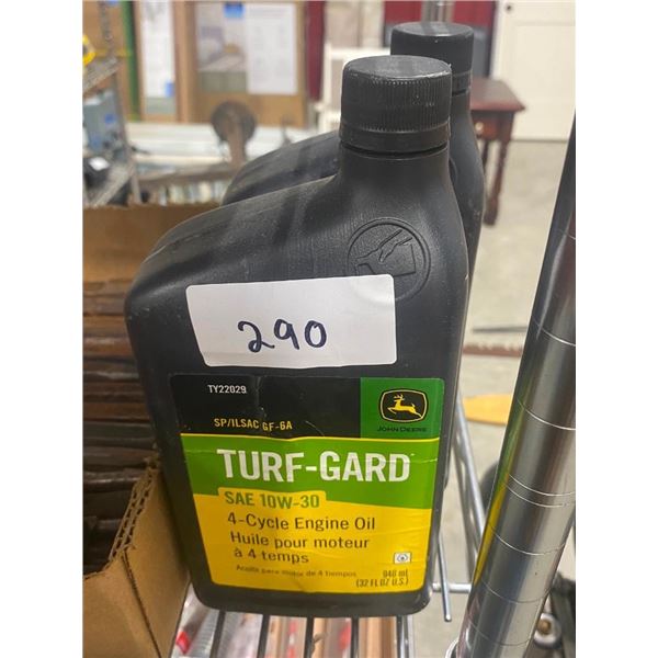 2 BOTTLES OF JOHN DEERE 10W-30 OIL