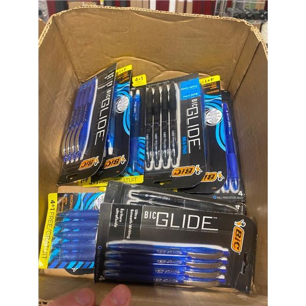 BOX LOT OF ASSORTED PENS