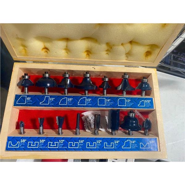 MASTERCRAFT ROUTER BIT SET