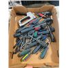 Image 1 : BOX OF ASSORTED SCREWDRIVERS, ETC.