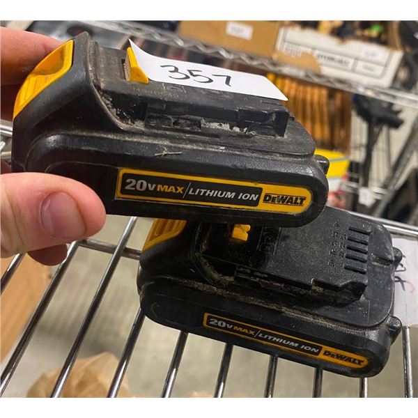 2 DEWALT BATTERIES