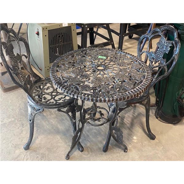 OUTDOOR STEEL BISTRO SET