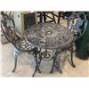Image 1 : OUTDOOR STEEL BISTRO SET