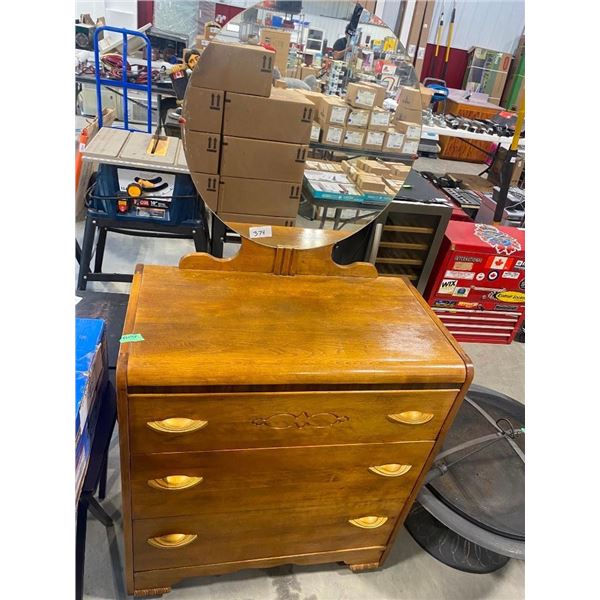 32IN DRESSER WITH MIRROR