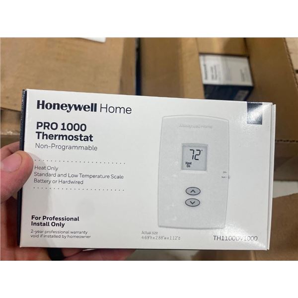 12 HONEYWELL THERMOSTATS