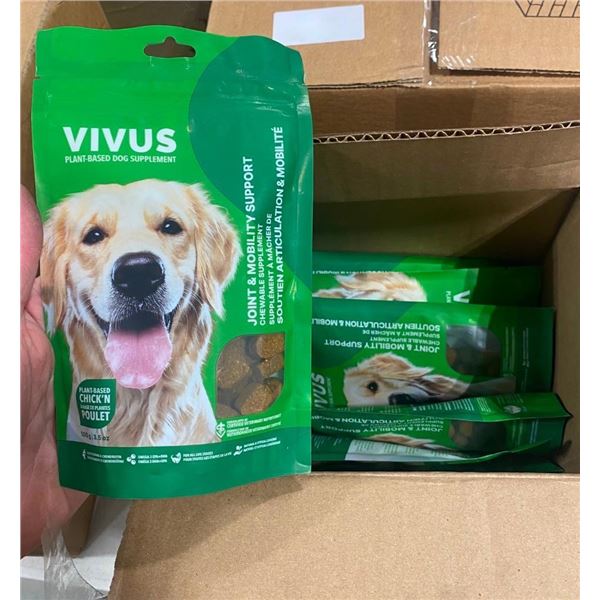 10 BAGS OF JOINT AND MOBILITY SUPPORT CHEWABLES FOR DOGS