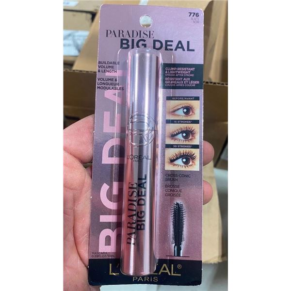 36 TUBES OF Lâ€™OREAL BLACK MASCARA