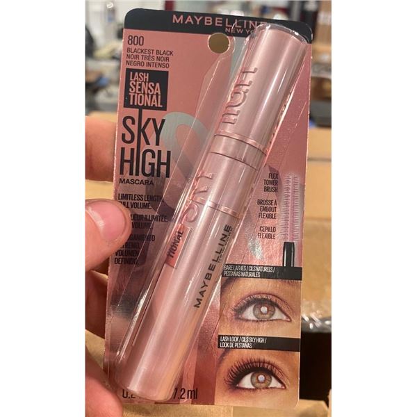 72 TUBES OF MAYBELLINE SKY HIGH BLACK MASCARA