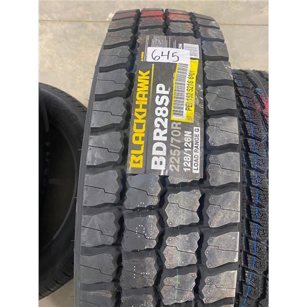 225/70 R19.5 BLACKHAWK TIRE