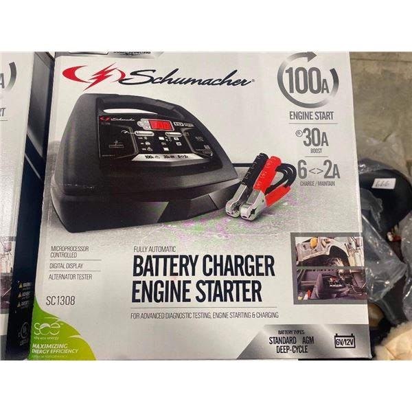 SCHUMACHER BATTERY CHARGER FOR 6 AND 12 VOLT BATTERIES