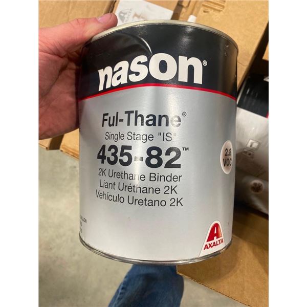 APPROX. 4G OF 2K URETHANE BINDER - CANS DENTED