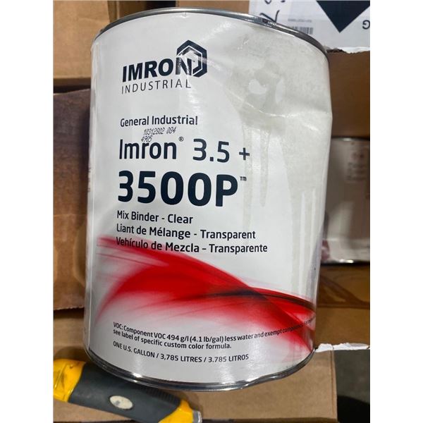 APPROX. 4G OF MIX BINDER - CLEAR - CANS DENTED