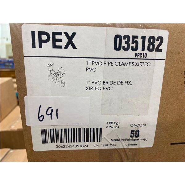50 OF 1IN PVC PIPE CLAMPS