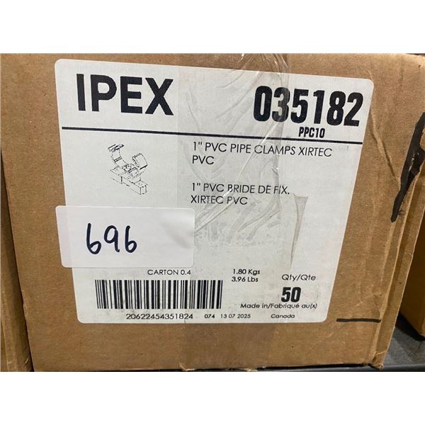 50 OF 1IN PVC PIPE CLAMPS