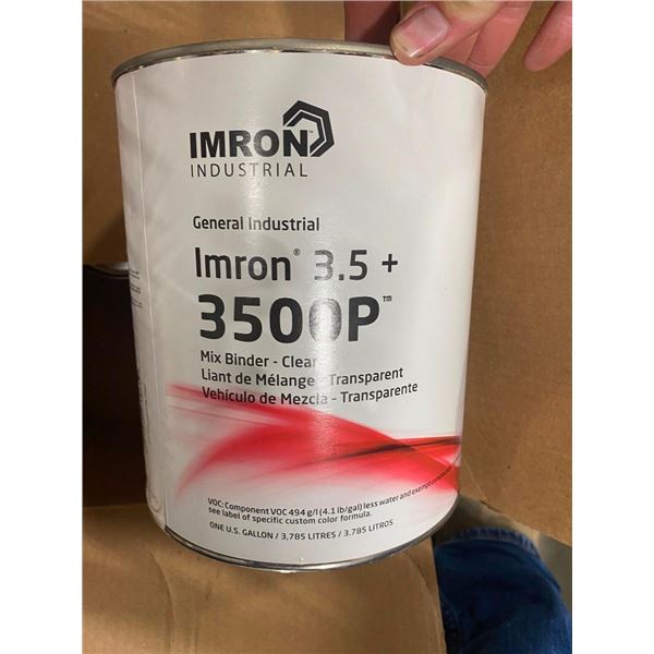 APPROX. 4G OF MIX BINDER - CLEAR - CANS DENTED