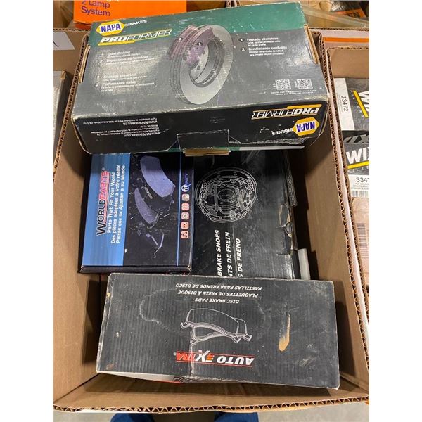 BOX OF ASSORTED BRAKE PADS