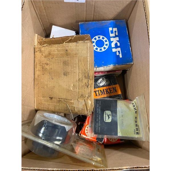 BOX OF ASSORTED BEARINGS