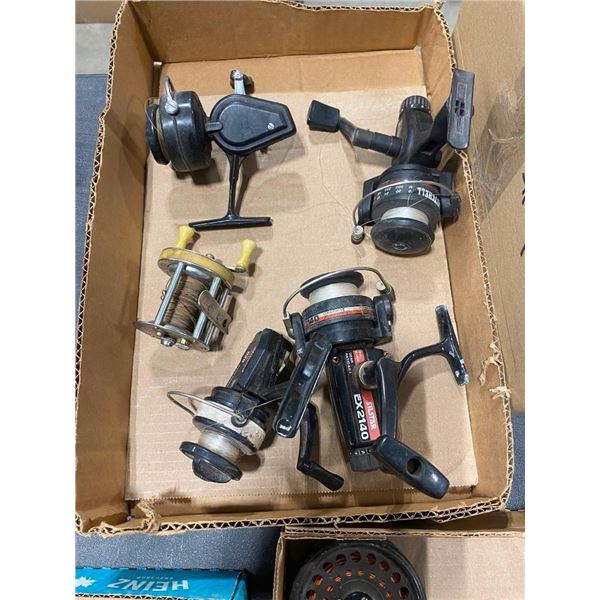 5 FISHING REELS