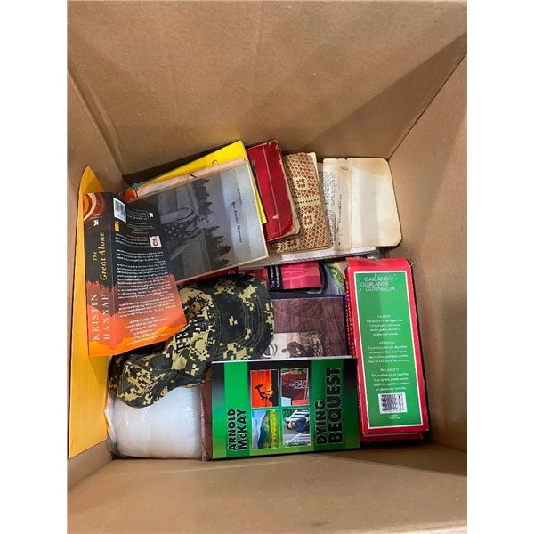 BOX LOT OF ASSORTED BOOKS