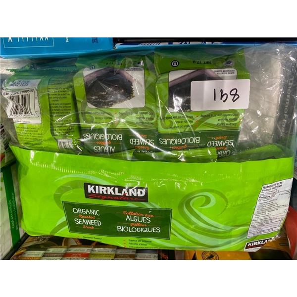 7 PACKS OF ORGANIC ROASTED SEAWEED