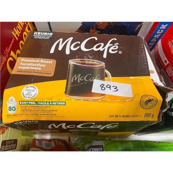 80 MCCAFE KEURIG PODS
