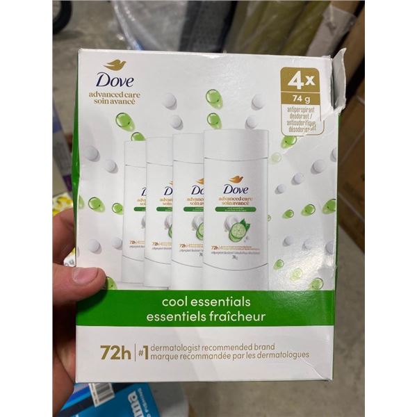 4 DOVE DEODORANT STICKS