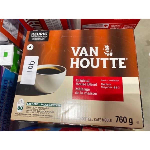 80 VAN HOUTTE ORIGINAL KEURIG COFFEE PODS