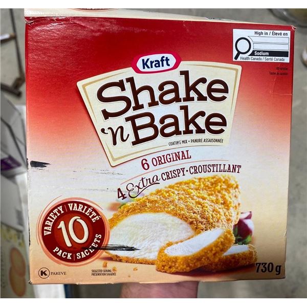 10 PACKS OF SHAKE N BAKE