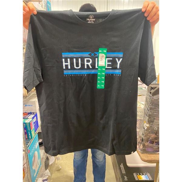 SIZE XL MENS BLACK HURLEY T-SHIRT
