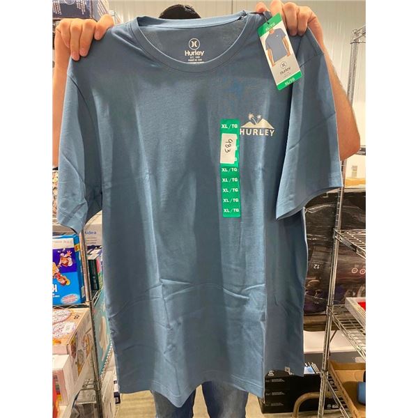 SIZE XL MENS BLUE HURLEY T-SHIRT