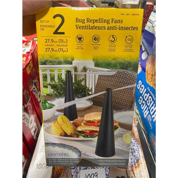 2 BUG REPELLING FANS