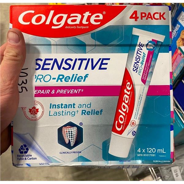 4 PACK OF COLGATE TOOTHPASTE